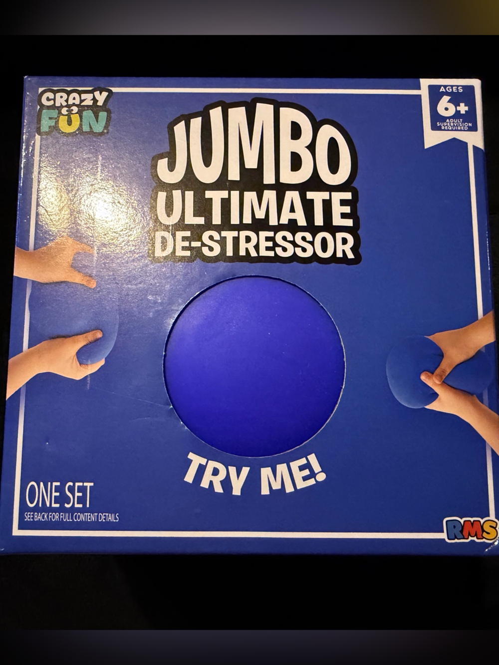 Jumbo Ultimate De-Stressor - Blue